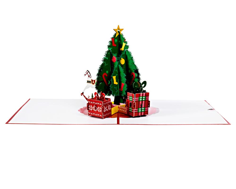 Pop Up Christmas Tree Card Pop Up Christmas Cards Anthea Cards 