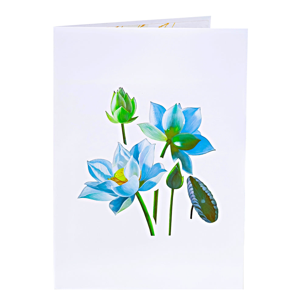 Lotus Flower Pop Up Card