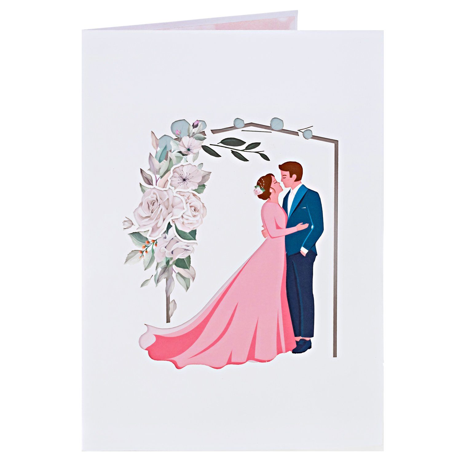 Valentine's Day Pop Up Cards Flowery Wedding Walkway Anthea Cards 